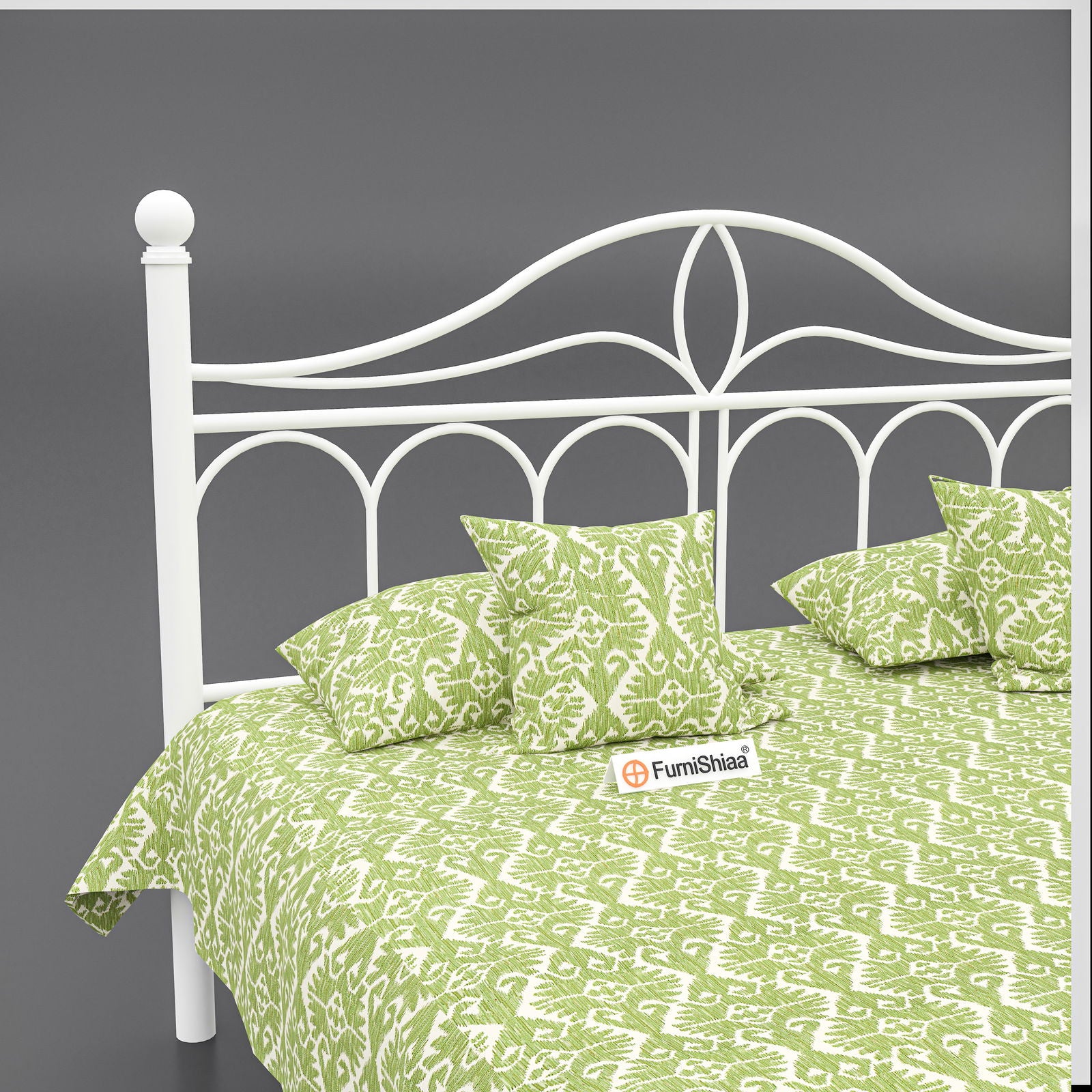 MetalCraft Elegant Design Iron Bed - Furnishiaa -  -